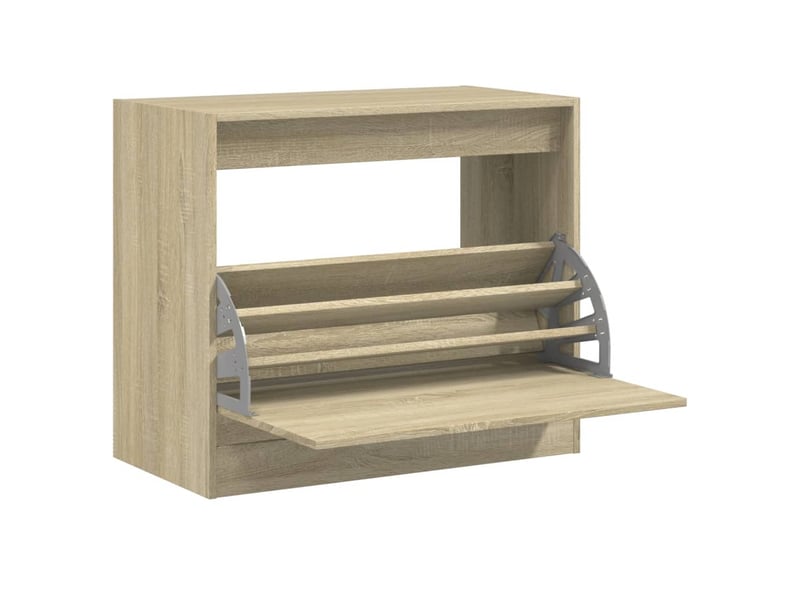  Meuble à chaussure, armoire à chaussures chêne sonoma 80x42x69 cm bois d'ingénierie  - Conforama A