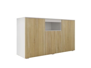 Buffet 3 porte(s) DESIGN AMEUBLEMENT Duna - 140 cm coloris multicolore