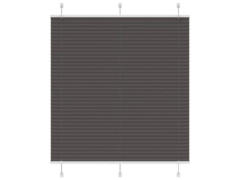  Store plissé, store de fenêtre noir 115x100 cm largeur du tissu 114,4cm polyester cf46925  - Conforama B