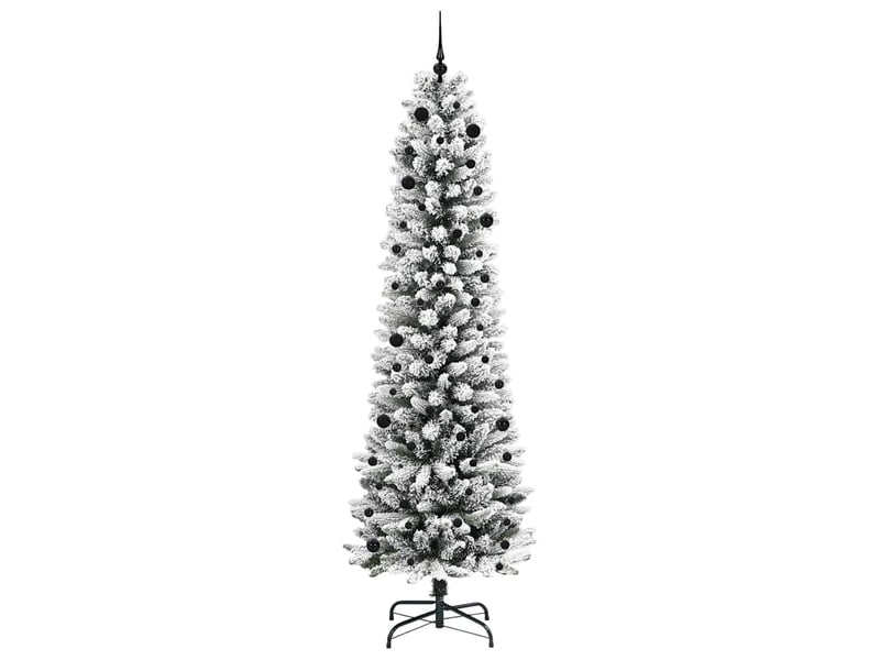 Sapin de noël artificiel, arbre de noël blanc 240 cm pvc, métal et plastique shl7580  - Conforama D