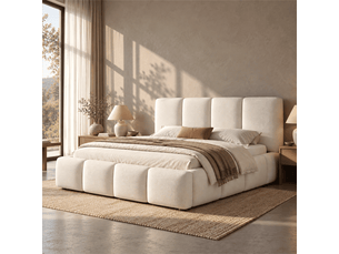Lit coffre 160x200 cm coloris blanc