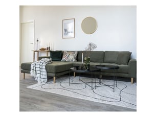 Tapis tampa house nordic en coton naturel 200x300 cm