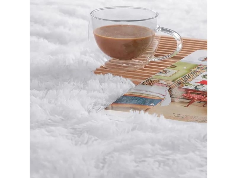  Tapis en fausse fourrure douce, 50 x 80 cm,tapis salon  - Conforama B