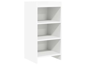 Buffet - bahut - meuble de rangement blanc 40 x 36 x 80 cm bois d'ingénierie