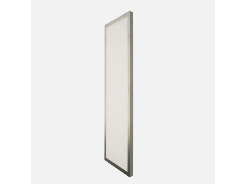  Plafonnier led abrila plano 72 w 6120 lm 4000 k argenté 3,5 x 30 x 120 cm 150691203 - Conforama E