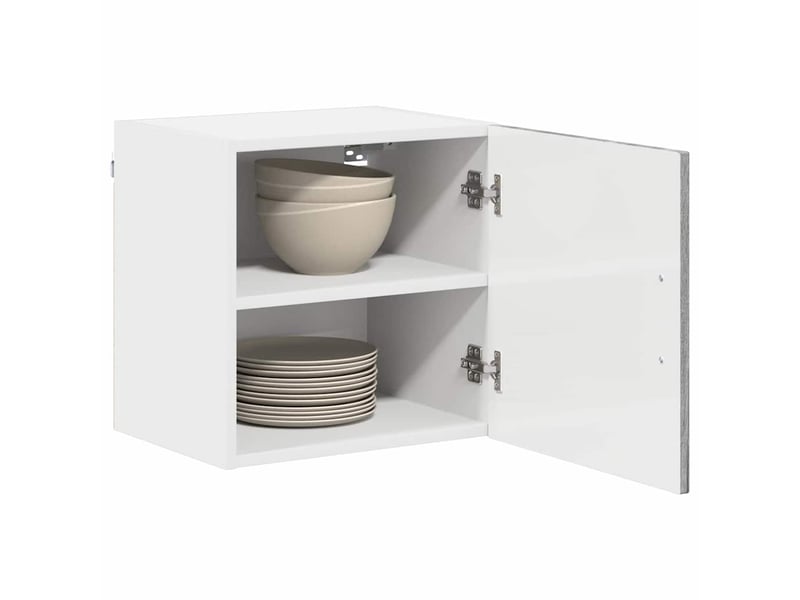  Meuble mural de cuisine | armoire de cuisine 2 pcs gris sonoma shl6172  - Conforama C