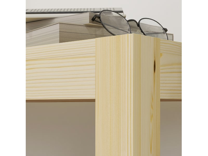  Banc 3 places 175 x 33 x 45 cm en bois de pin, coloris naturel, style campagne, charge maximale 330 kg  - Conforama E