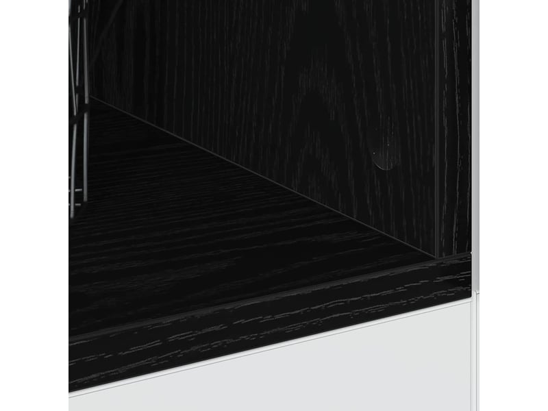 Meuble de cuisine bas chêne noir 40x44,5x81,5cm - Conforama D