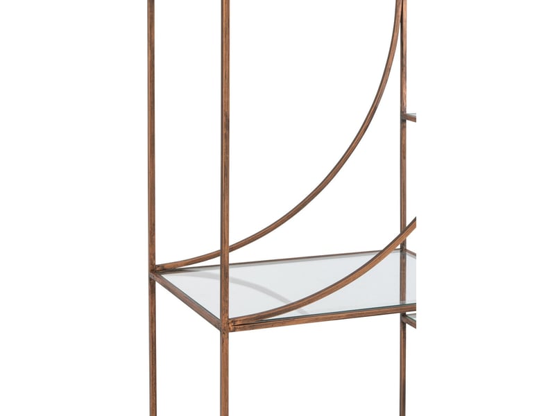  Étagère design en métal dorian 200cm bronze  - Conforama E