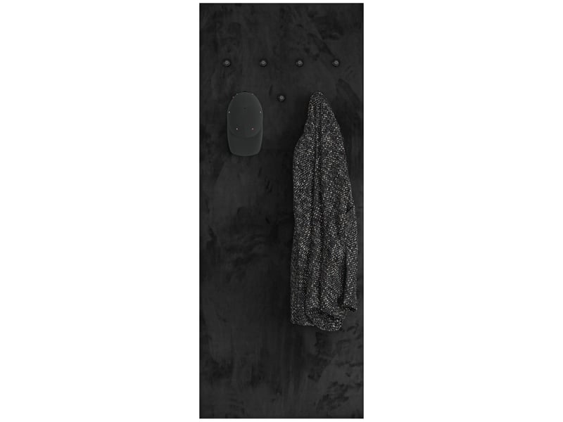  Selsey vasco - porte-manteau mural 7 crochets - 60 cm - noir Vasco - Conforama E