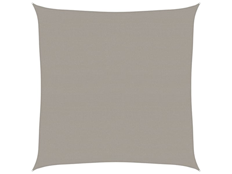  Voile d'ombrage - voile d'ombre - voile parasol 160 gm² carré gris clair 7x7 m pehd  - Conforama A