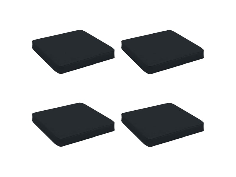 Lot de 4 coussins de siège, coussins d'assise vught 100 % polyester cf60690 - Conforama A
