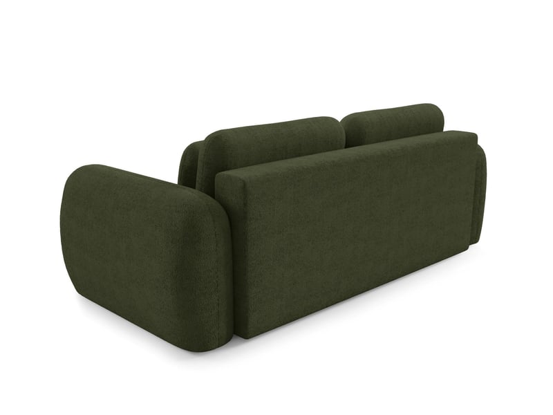 Canapé contii premium avec fonction de couchage couleur : quelle vert fonce - Conforama E