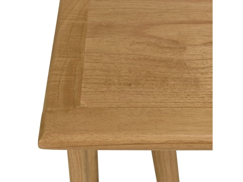  Amy - console 110cm en bois de mindi pieds triangles  - Conforama C