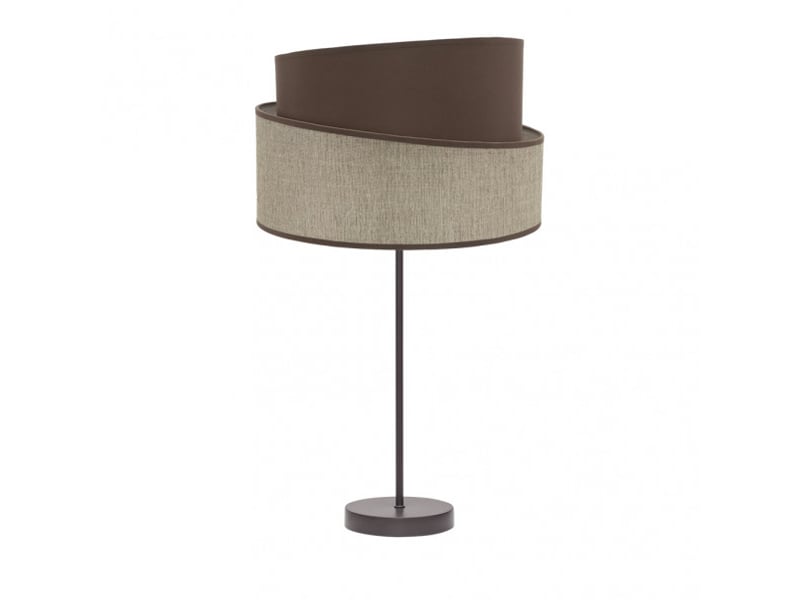  Lampe à poser fabrilamp hara e27 coloris marron marron 66 x 35 x 35 cm 179871102 - Conforama A