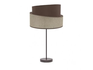 Lampe à poser fabrilamp hara e27 coloris marron marron 66 x 35 x 35 cm