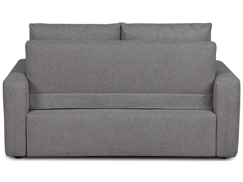  Canape droit convertible gris 2 places  - Conforama D
