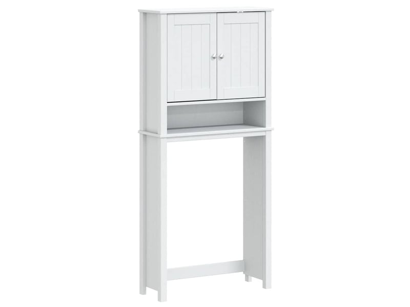 Armoire pour machine à laver berg blanc bois massif cf65480 - Conforama A