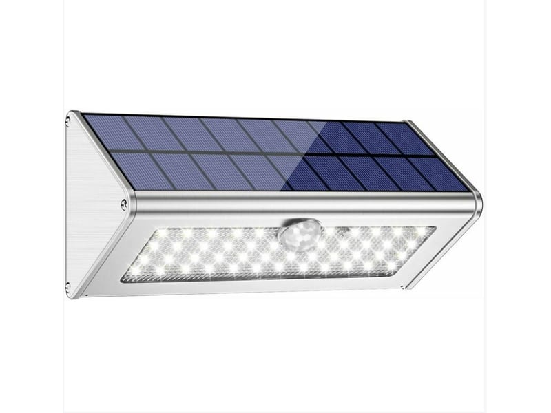  Lumière solaire extérieure ip65 étanche projecteur solaire sans fil 4500mah, led projecteur solaire extérieur lumière de jardin, gris ASD003321 - Conforama A