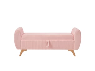 Banquette lit convertible couchage Quotidien <strong></strong> <strong></strong> rose