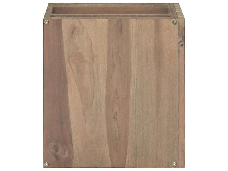  Armoire murale de salle de bain 46x25,5x40 cm bois teck massif  - Conforama C