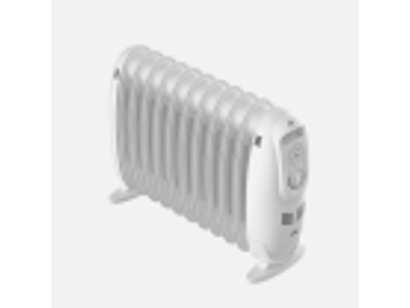  Radiateur à bain d'huile fabrilamp irlanda 1500 w 11 éléments blanc 231031501 - Conforama D