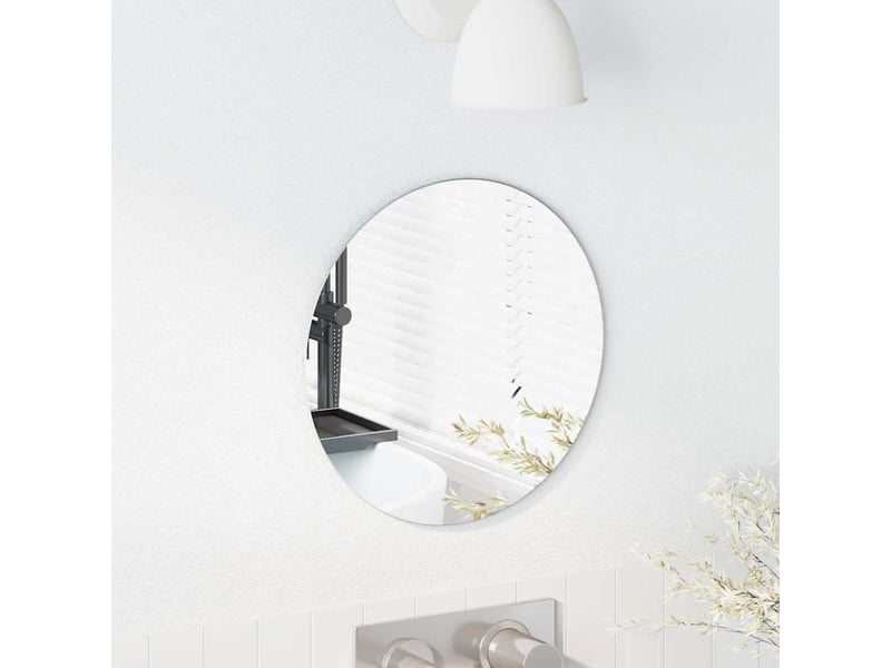  Miroir mural rond ø 30 cm verre trempé cf62872  - Conforama C