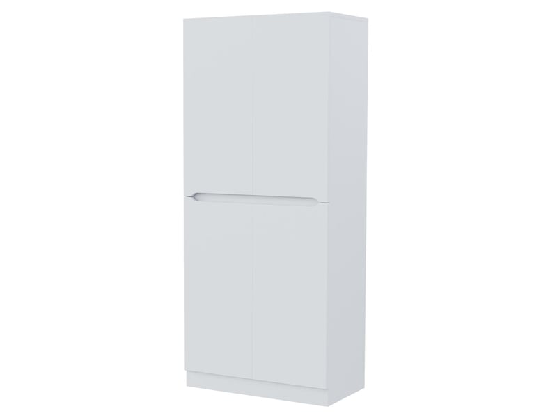  Armoire penderie 2 portes avec compartiments de rangement 70 x 40 x 170 cm LDB00428AAK - Conforama B