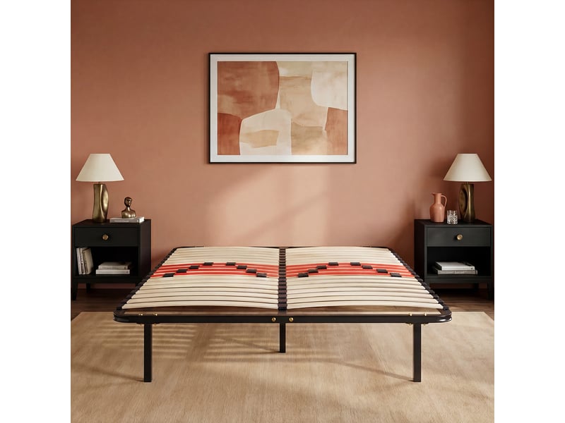 Kit cadre à lattes  - 90 x 190 cm - morphologique zones de confort Made in Europe - Conforama B