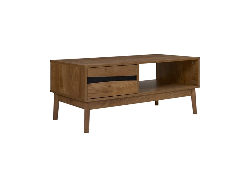 Table basse - home deco factory - forest - marron et noir  - Conforama A