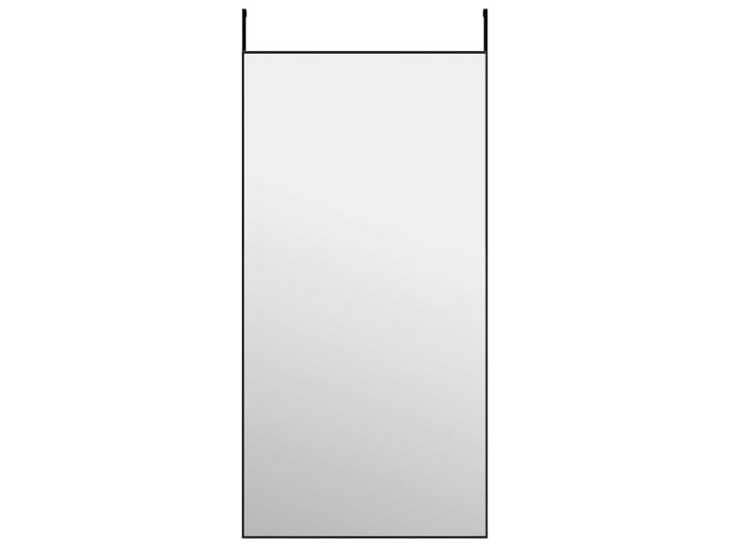  Miroir de porte, miroir décoratif noir 50x100 cm verre et aluminium cf62728  - Conforama A