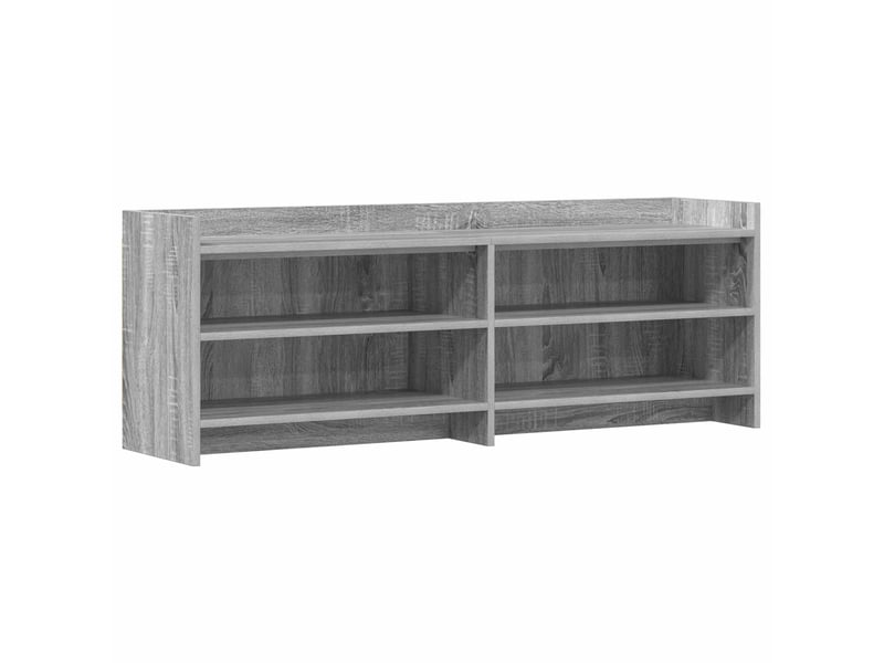  Meuble tv - banc tv - meuble de rangement 135 x 33 x 47 cm sonoma gris bois d'ingénierie  - Conforama A