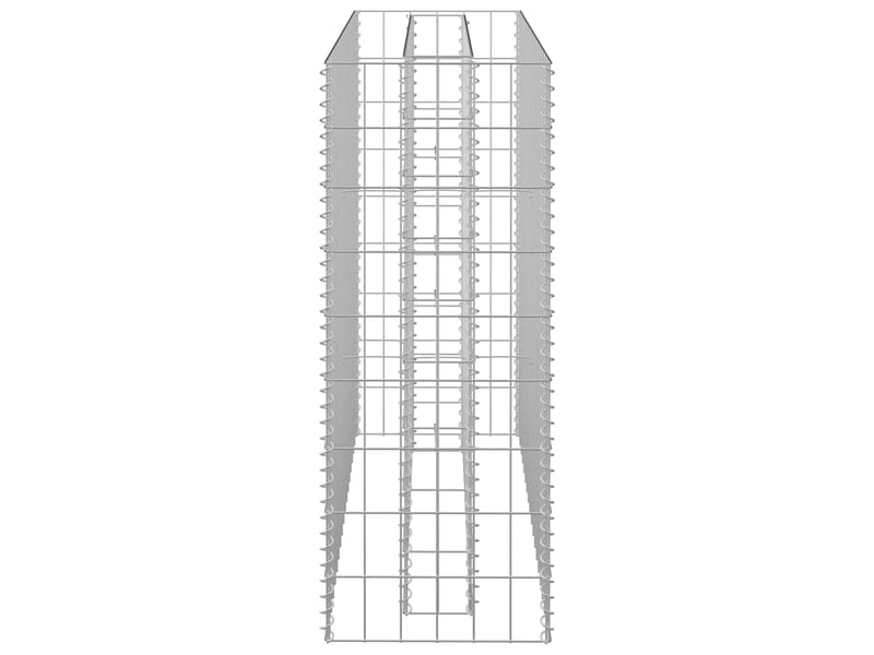  Jardinière - lit surélevé à gabion acier galvanisé 90x30x90 cm  - Conforama E