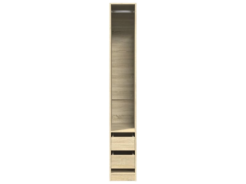  Garde-robe, armoire de rangement chêne sonoma 30x50x200 cm bois d'ingénierie shl71350  - Conforama D