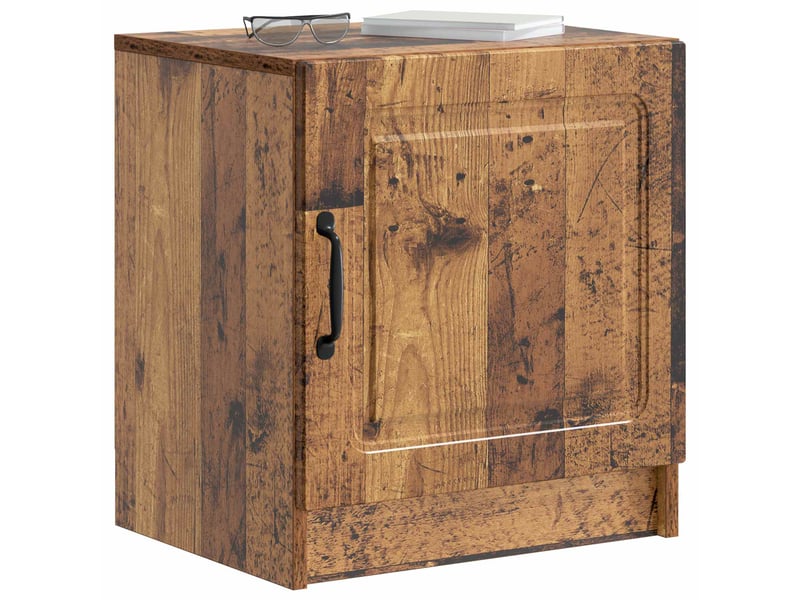 Table de chevet - cabinet de chevet - table de nuit bois ancien 43 x 34,5 x 47 cm - Conforama B