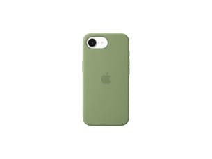 Coque silicone iphone 17e magsafe mousse claire