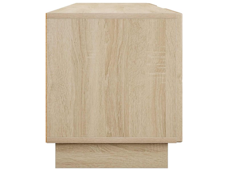 Meuble tv, banc tv 180x34,5x40 cm chêne sonoma bois d'ingénierie shl76176  - Conforama E