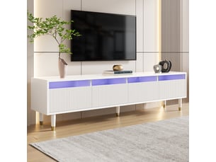 Meuble tv coloris blanc OOIILLEE