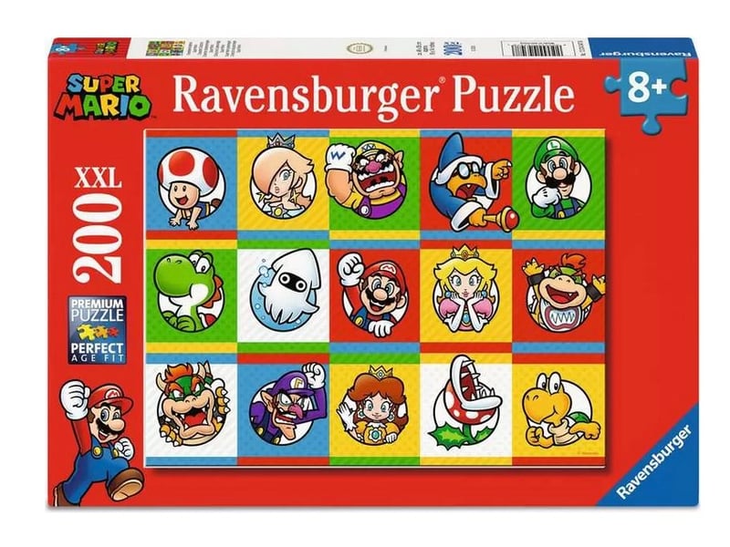  Puzzle xxl 200 p - collection de personnages super mario 043478 - Conforama A