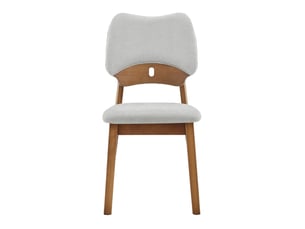 Chaise de cuisine 2 chaises design moderne dossier papillon assise rembourrée bois