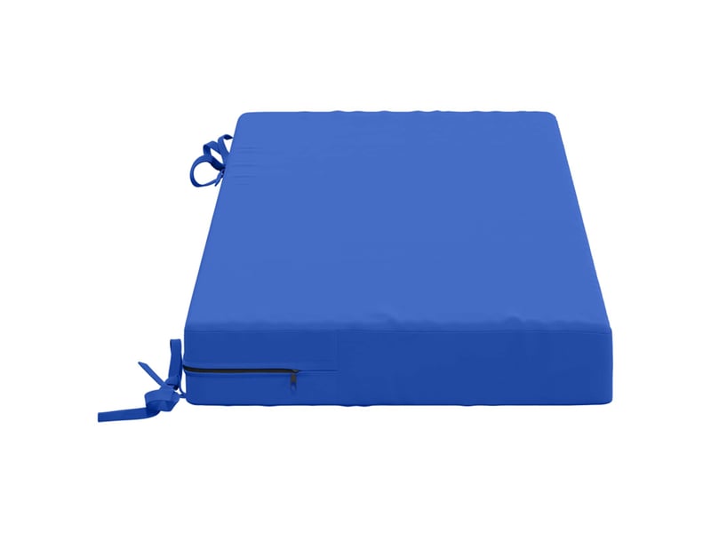  Coussin de banc, coussin d'assise, coussin de canapé soest 100 % polyester bleu royal 80 x 40 x 8 cm cf53165  - Conforama D