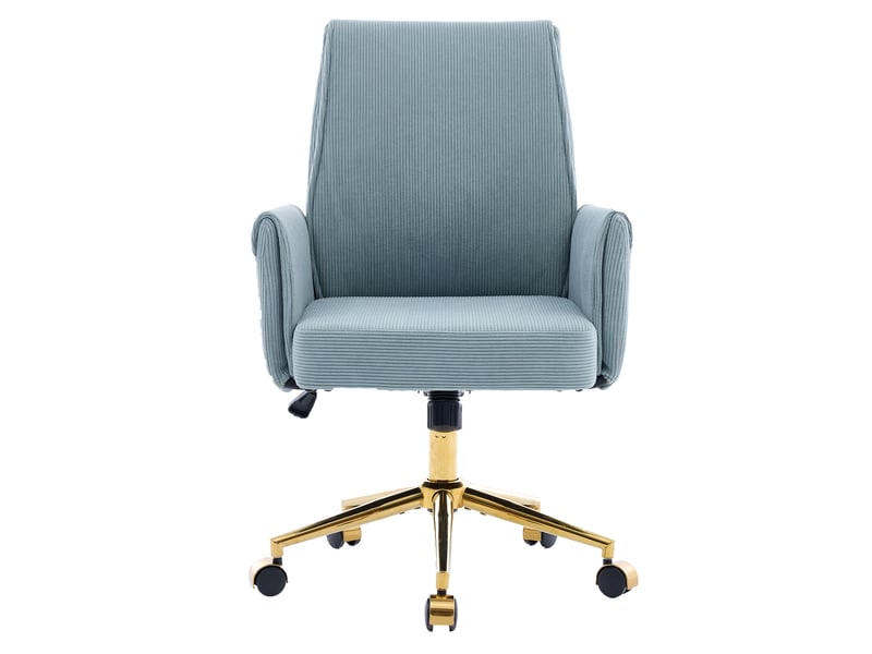 Chaise de bureau ergonomique réglable en hauteur avec dossier mi-haut rayé - Conforama A