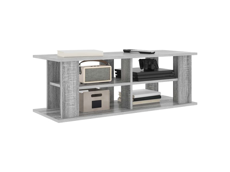  Support de télévision gris sonoma 96x35x33,5 cm  - Conforama C
