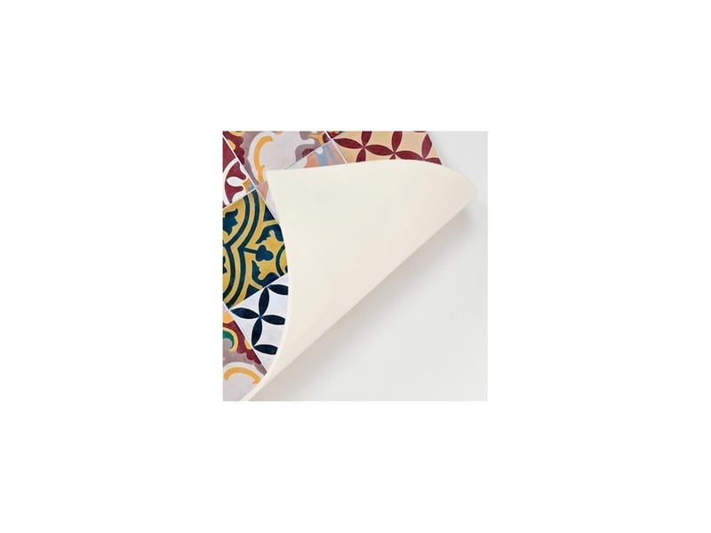  Tapis intérieur extérieur en vinyle mosaique 140 x 70 cm  - Conforama D