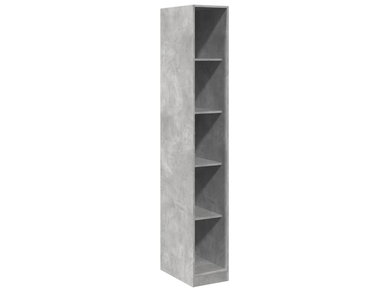  Garde-robe, armoire de rangement gris béton 30x50x200 cm bois d'ingénierie shl10395  - Conforama A