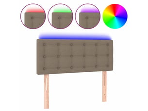 Tete de lit A poser largeur 90 cm   taupe
