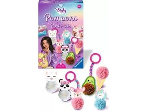 So styly - porte-clés pompons kawai