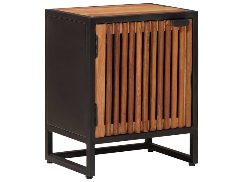  Table de chevet - cabinet de chevet - table de nuit faite main naturel 40 x 30 x 50 cm  - Conforama B