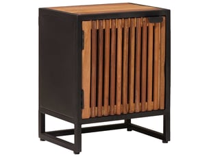Table de chevet - cabinet de chevet - table de nuit faite main naturel 40 x 30 x 50 cm