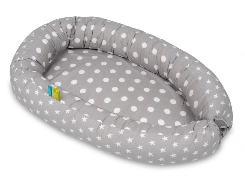  Cocon gigoteuse pois sur fond gris  etoiles blanches-fond gris 4230131.327 - Conforama A